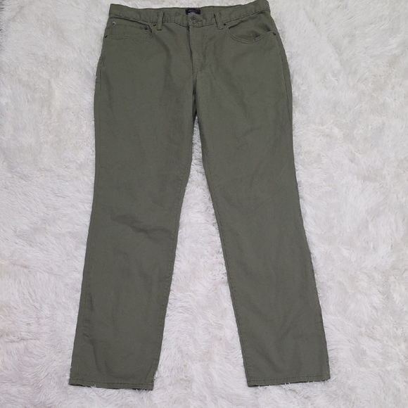 GAP Men's Sage Green Khakis. Size 36/32 - Picture 1 of 4